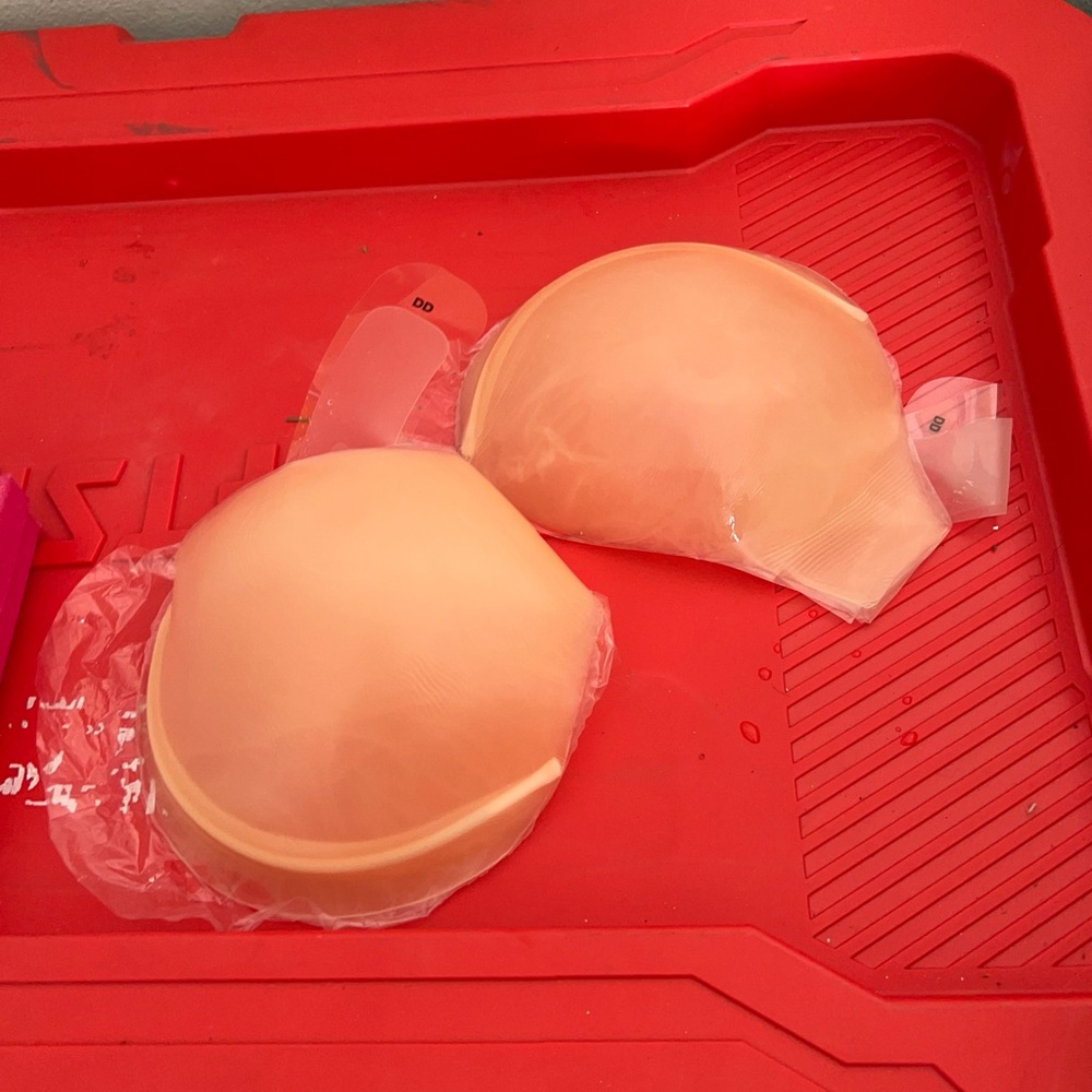 Peach Silicone Bra Inserts